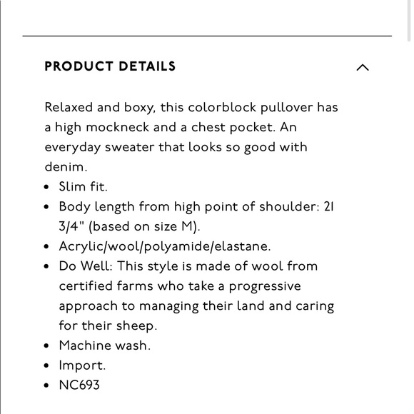 Madewell mock neck sweater - Picture 2 of 8